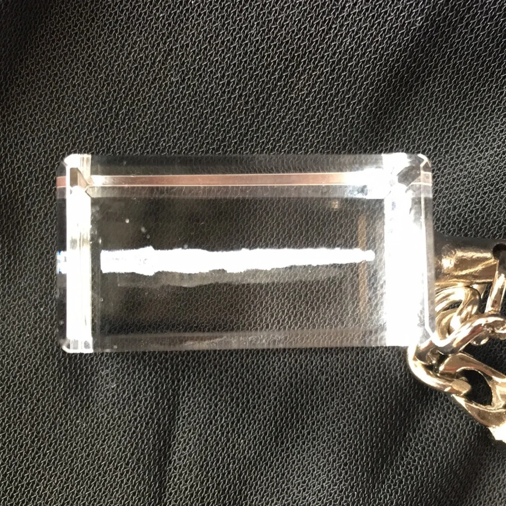 3D Crystal Hand Joint Structure Keychain with Protective Case